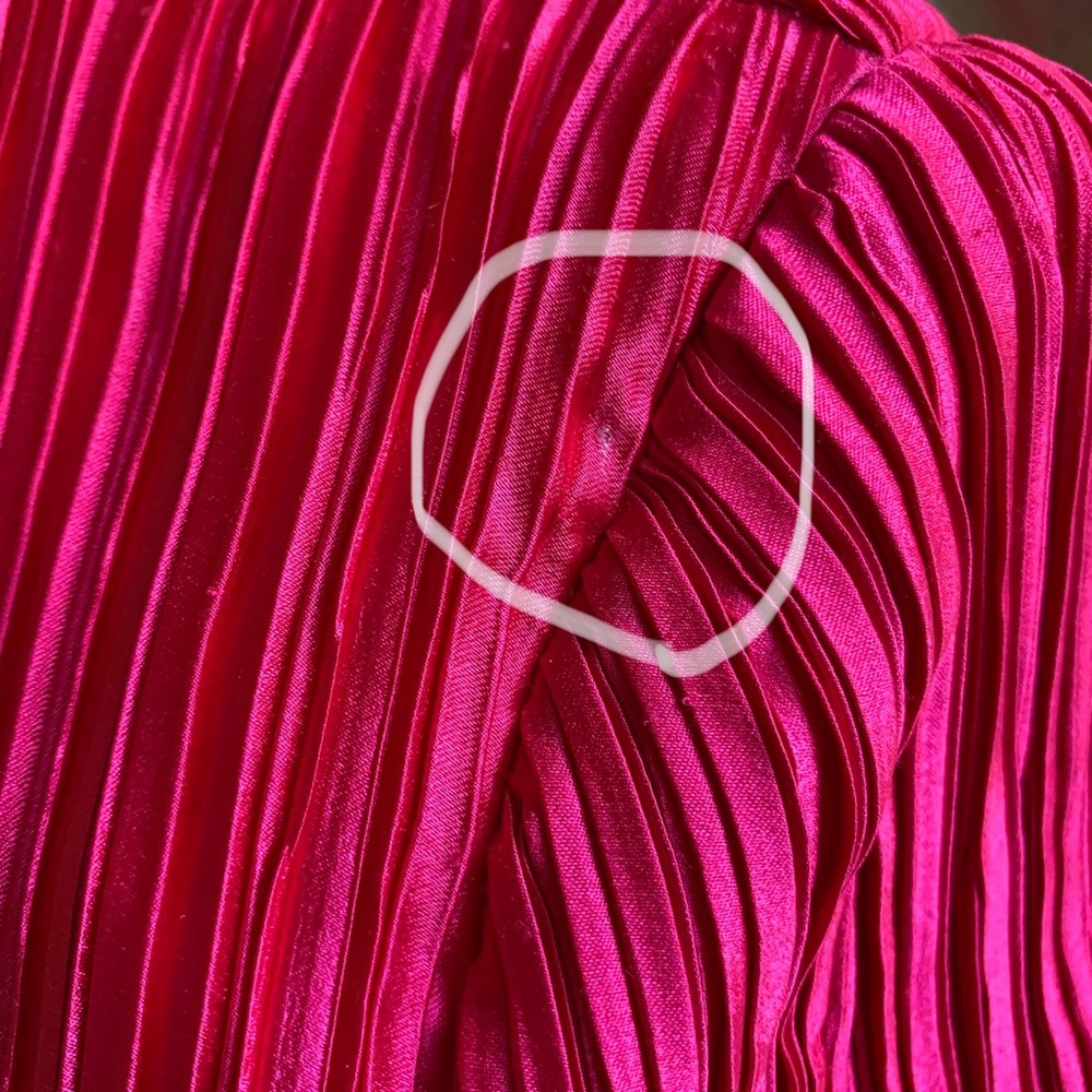 STUNNING VTG George F. Couture Hot Pink 2PC Evening Suit Set - Picture 10 of 10
